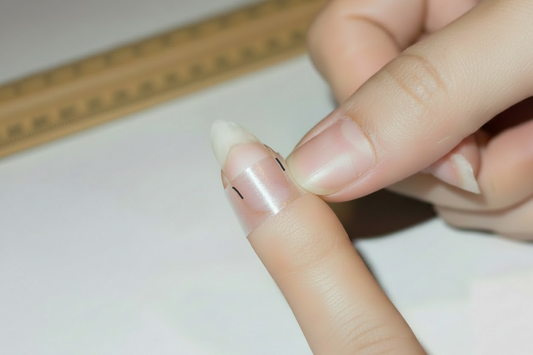 How to measure your nails
